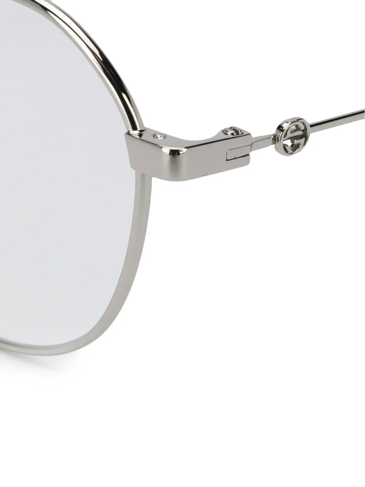 Gucci Eyewear GG0684O ソフト丸形フレーム眼鏡 - 画像3