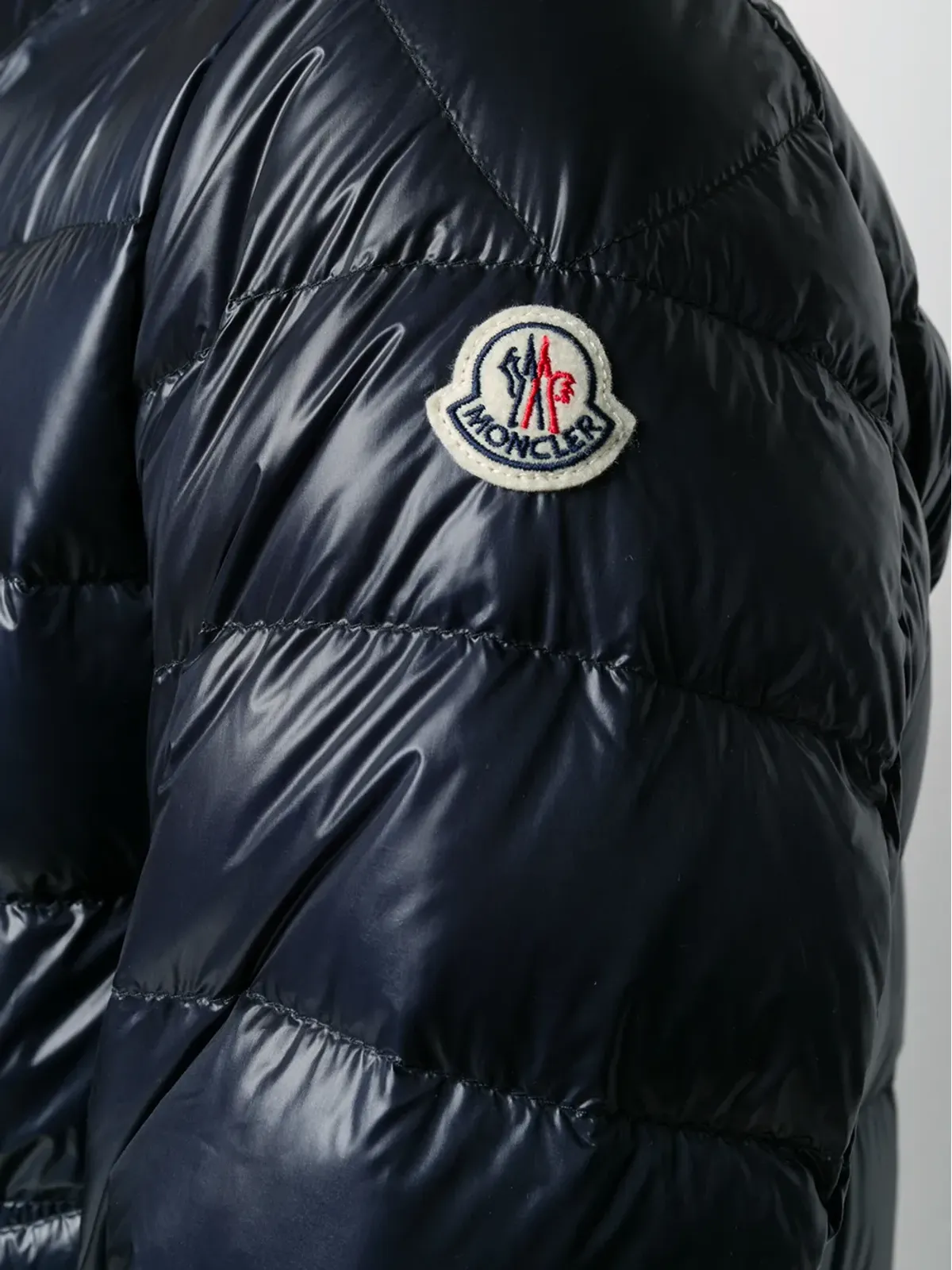 Moncler ハイネック キルティングジャケット - ブルー - 画像5