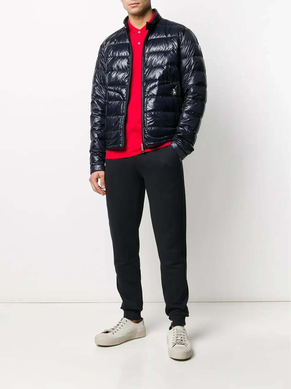 Moncler ハイネック キルティングジャケット - ブルー - 画像2