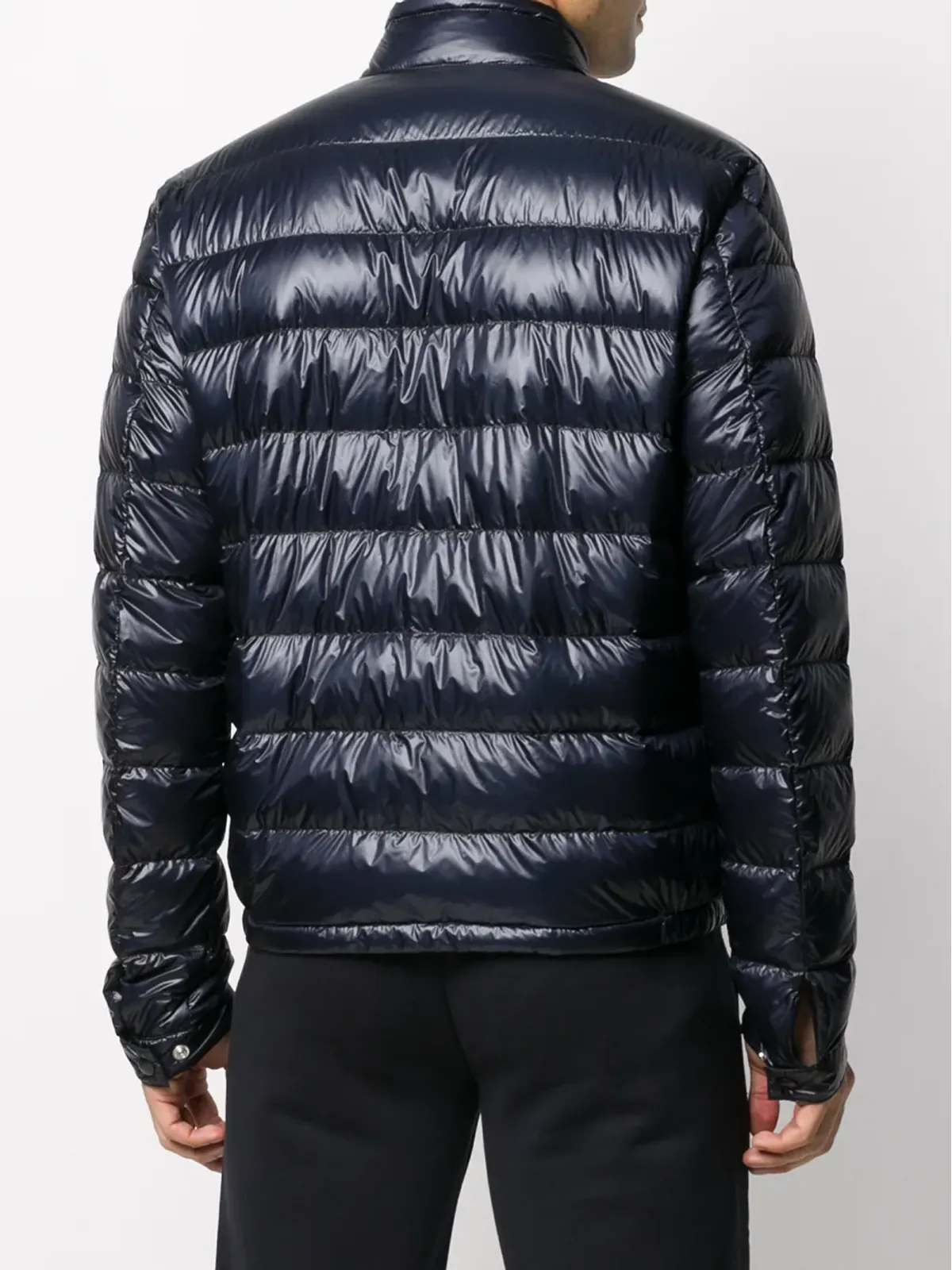 Moncler ハイネック キルティングジャケット - ブルー - 画像4