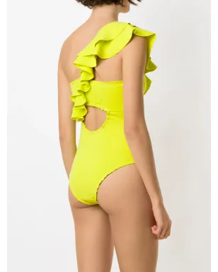 Clube Bossa シオラ ラッフル水着 - Yellow - サムネイル4