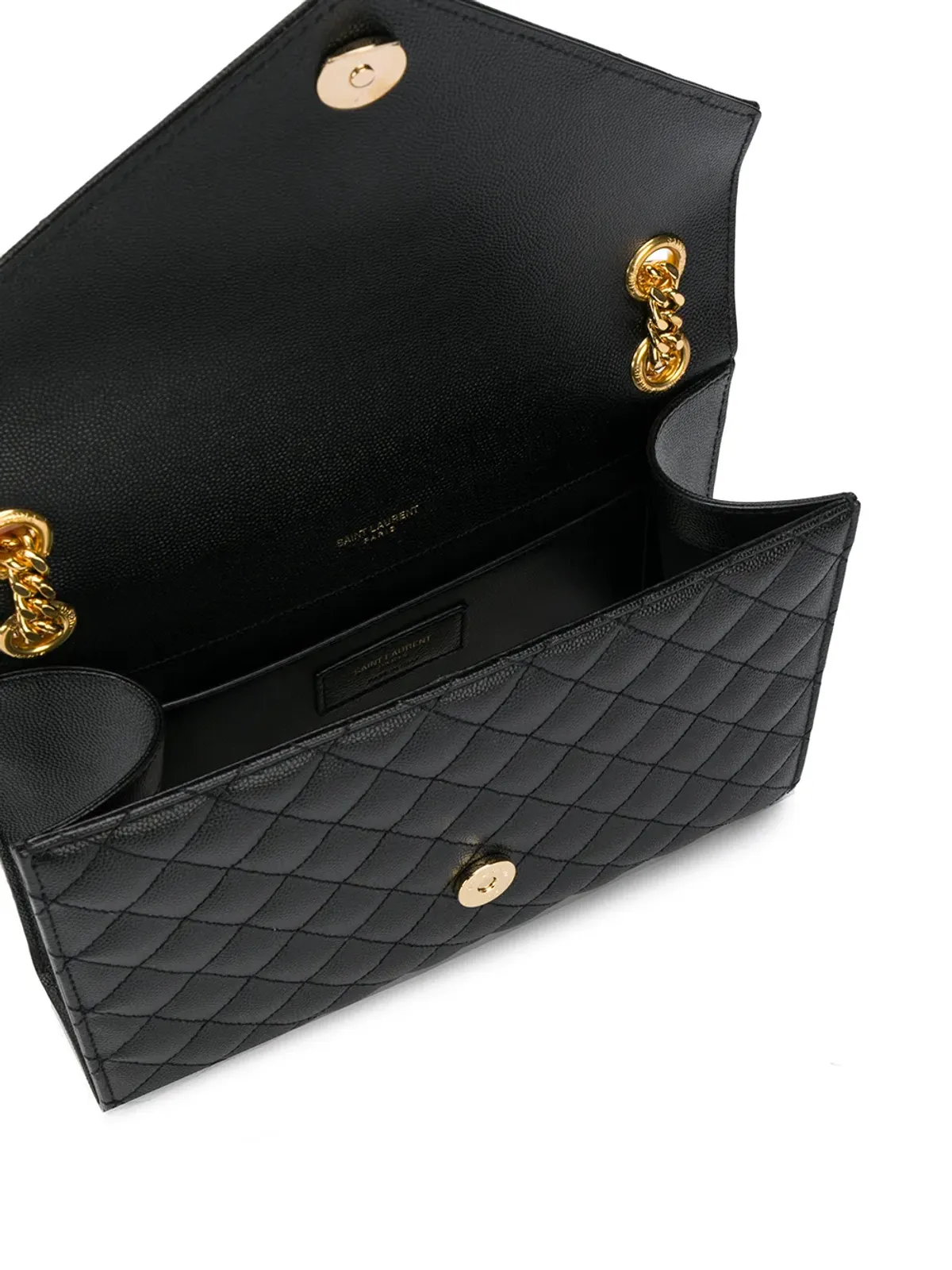 Saint Laurent Cassandra quilted shoulder bag - Black - 画像5