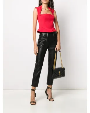 Saint Laurent Cassandra quilted shoulder bag - Black - サムネイル2