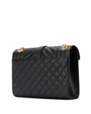 Saint Laurent Cassandra quilted shoulder bag - Black - サムネイル3
