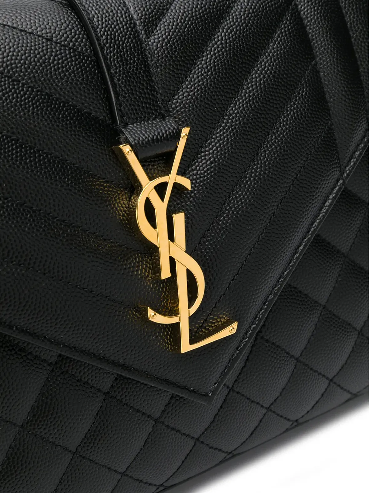 Saint Laurent Cassandra quilted shoulder bag - Black - 画像4