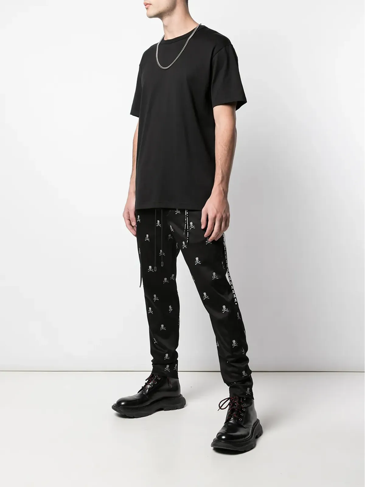 Mastermind World クルーネック ロゴプリントTシャツ - 画像3
