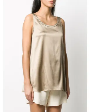 Brunello Cucinelli 非対称メタリックトップ - サムネイル3
