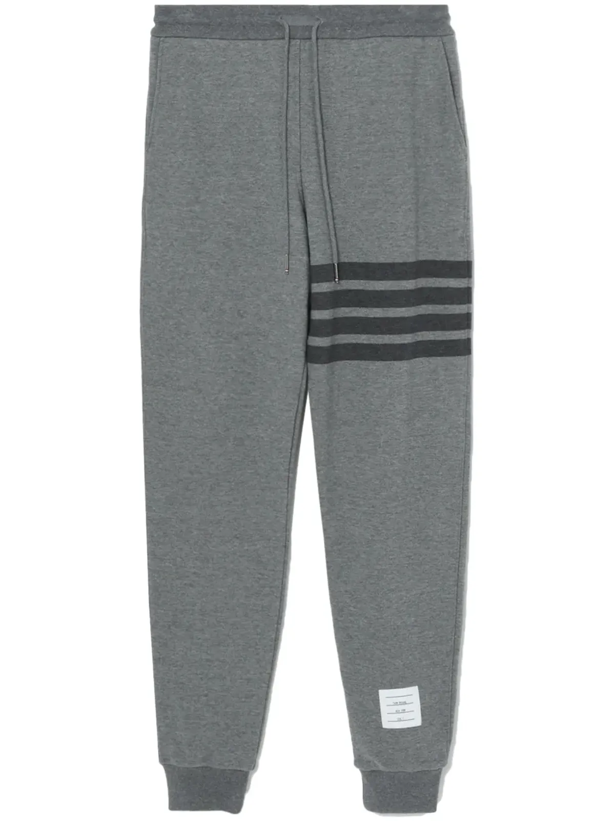 Thom Browne ストライプ入りコットンのトラックパンツ - グレー - 画像1