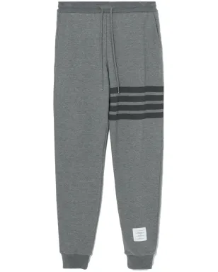 Thom Browne ストライプ入りコットンのトラックパンツ - グレー - サムネイル1