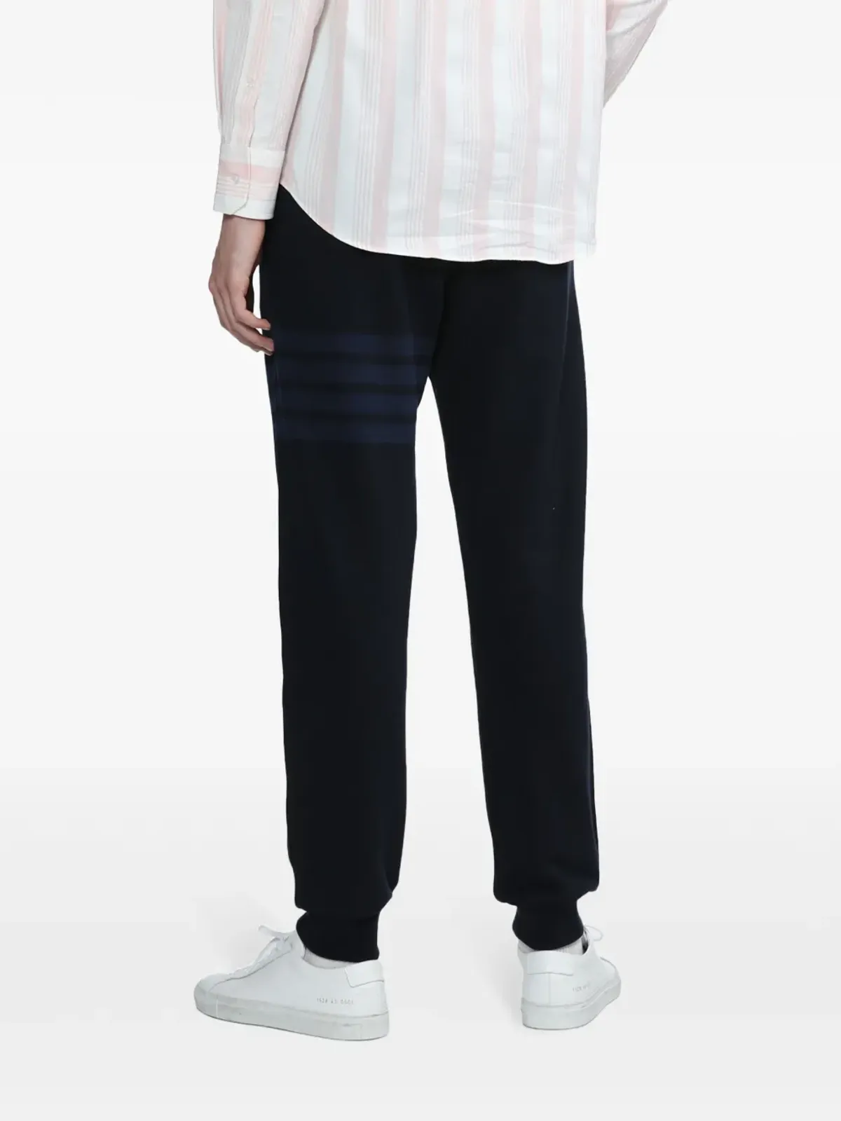 Thom Browne 4-Bar ループバック トラックパンツ - 画像4