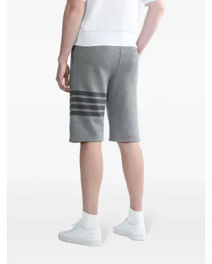 Thom Browne コットンストライプ トラックショーツ - グレー - サムネイル4