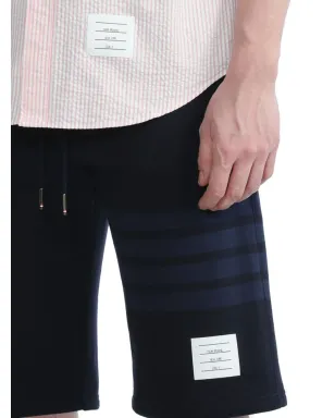 Thom Browne 4-Bar ループバック トラックショーツ ブルー - サムネイル5
