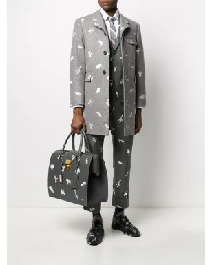 Thom Browne アニマル刺繍クロップドパンツ - サムネイル2