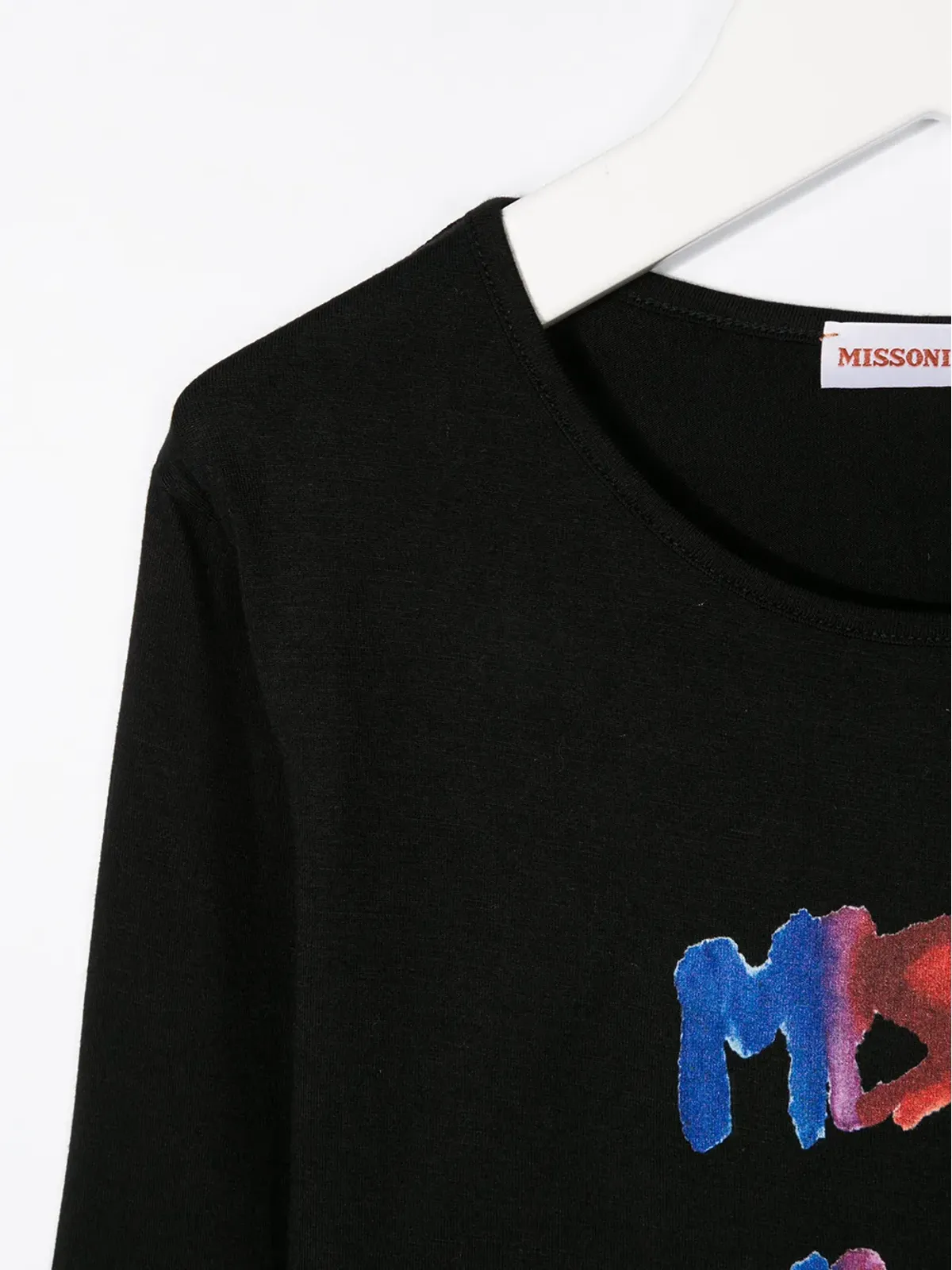 Missoni Kids フェードアウトロゴプリントTシャツ - 画像3