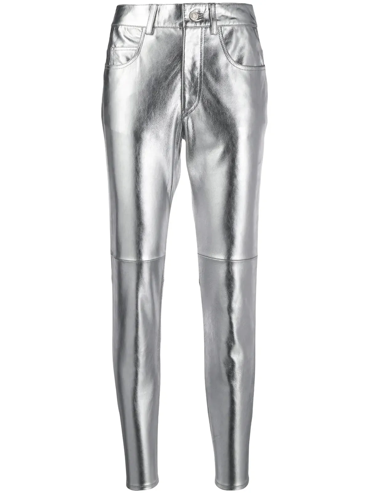 MARANT ÉTOILE Wayne クロップドスキニーパンツ - 画像1