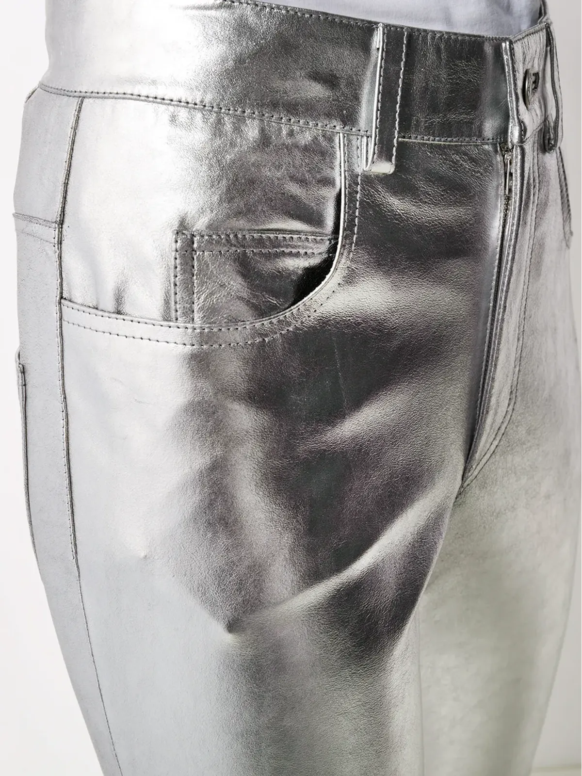 MARANT ÉTOILE Wayne クロップドスキニーパンツ - 画像5