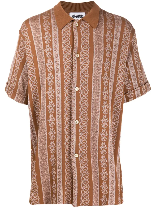 Magliano Magliano パネルド・ルーズフィット・シャツの商品画像