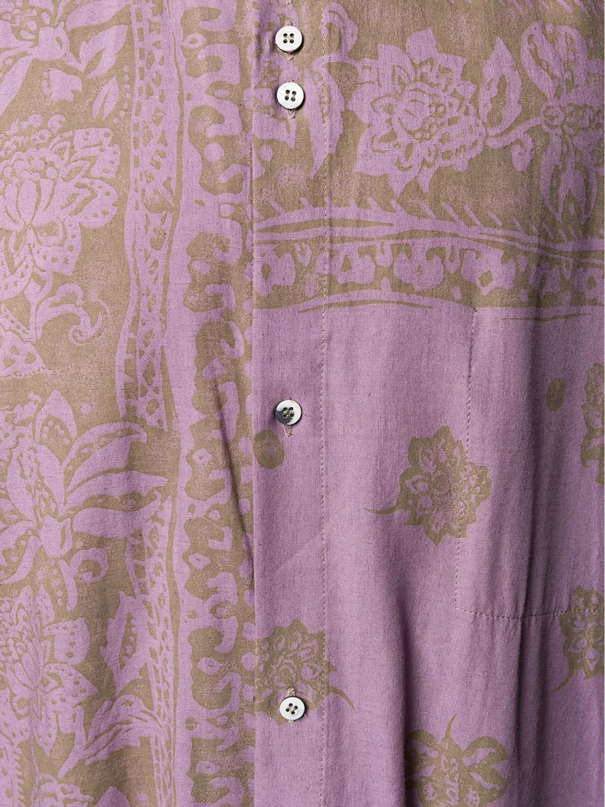 Magliano ルーズフィット花柄シャツ ブラック - 画像5