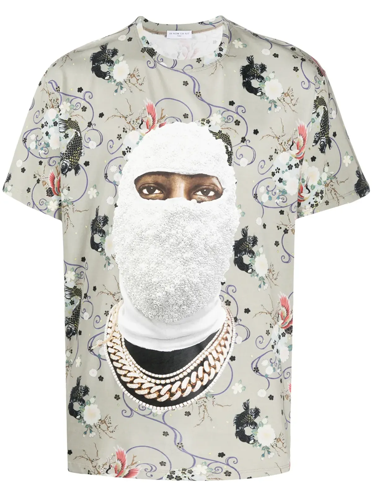 Ih Nom Uh Nit フェイスプリント Tシャツ - 画像1
