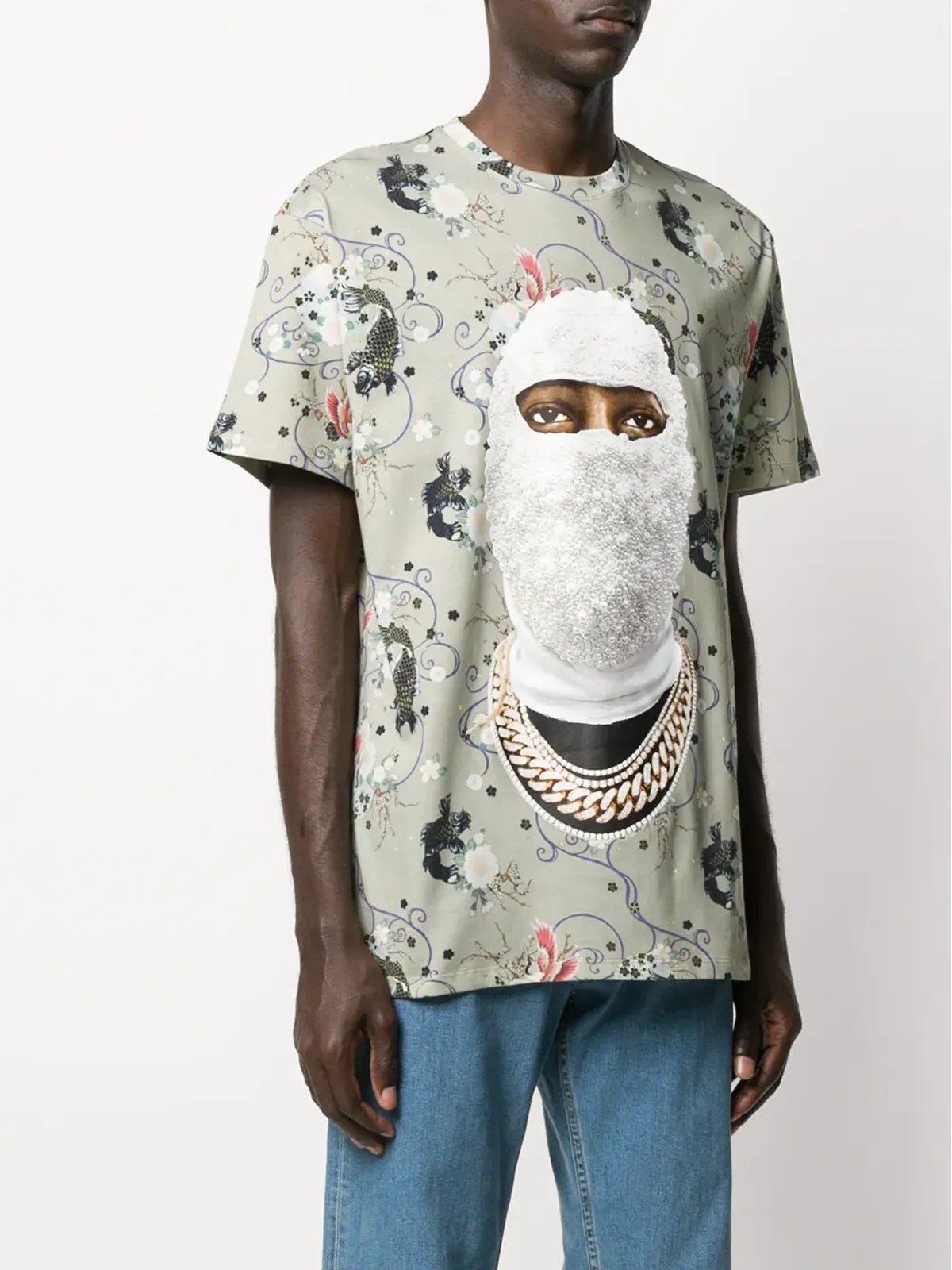 Ih Nom Uh Nit フェイスプリント Tシャツ - 画像3