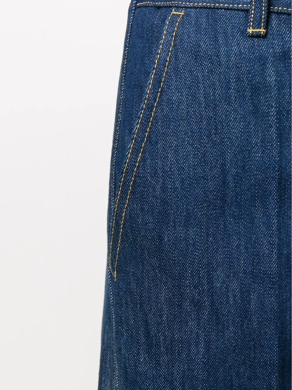Patou Iconic cuffed jeans - Blue - 画像5
