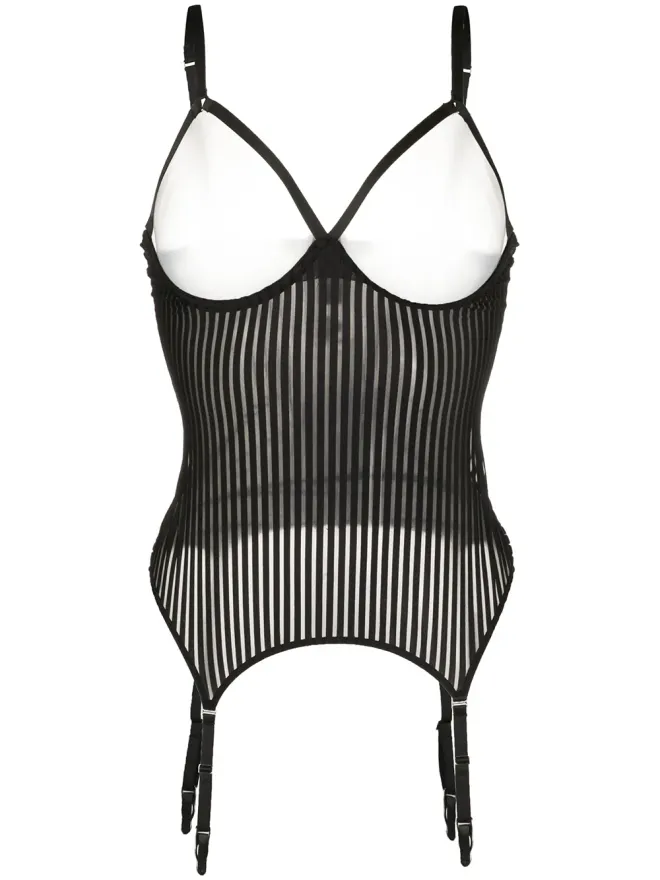 Maison Close Maison Close カップレス・ストライプ ボディスの商品画像