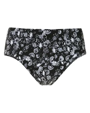 Amir Slama マルガリダ柄プリントトランクス - ブラック - サムネイル1