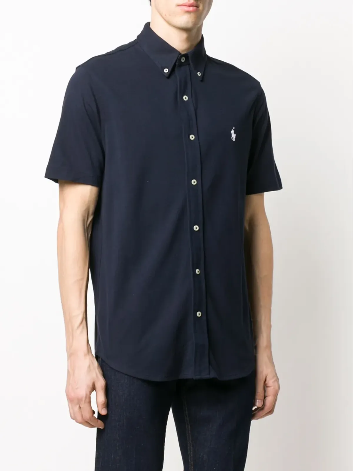 Polo Ralph Lauren ボタン付きポロシャツ - ブルー - 画像3