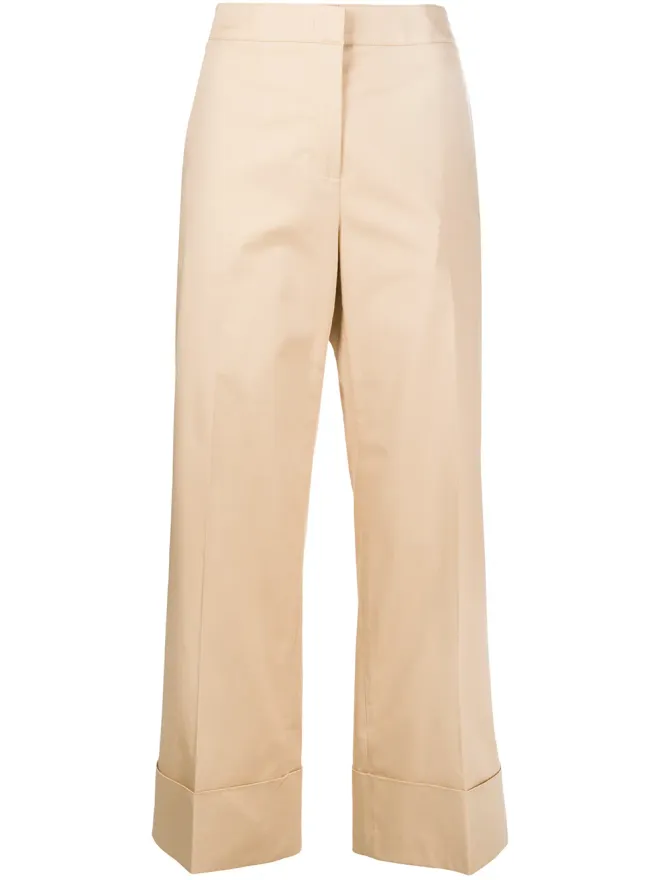 Boutique Moschino Boutique Moschino wide-leg trousers - Neutralsの商品画像