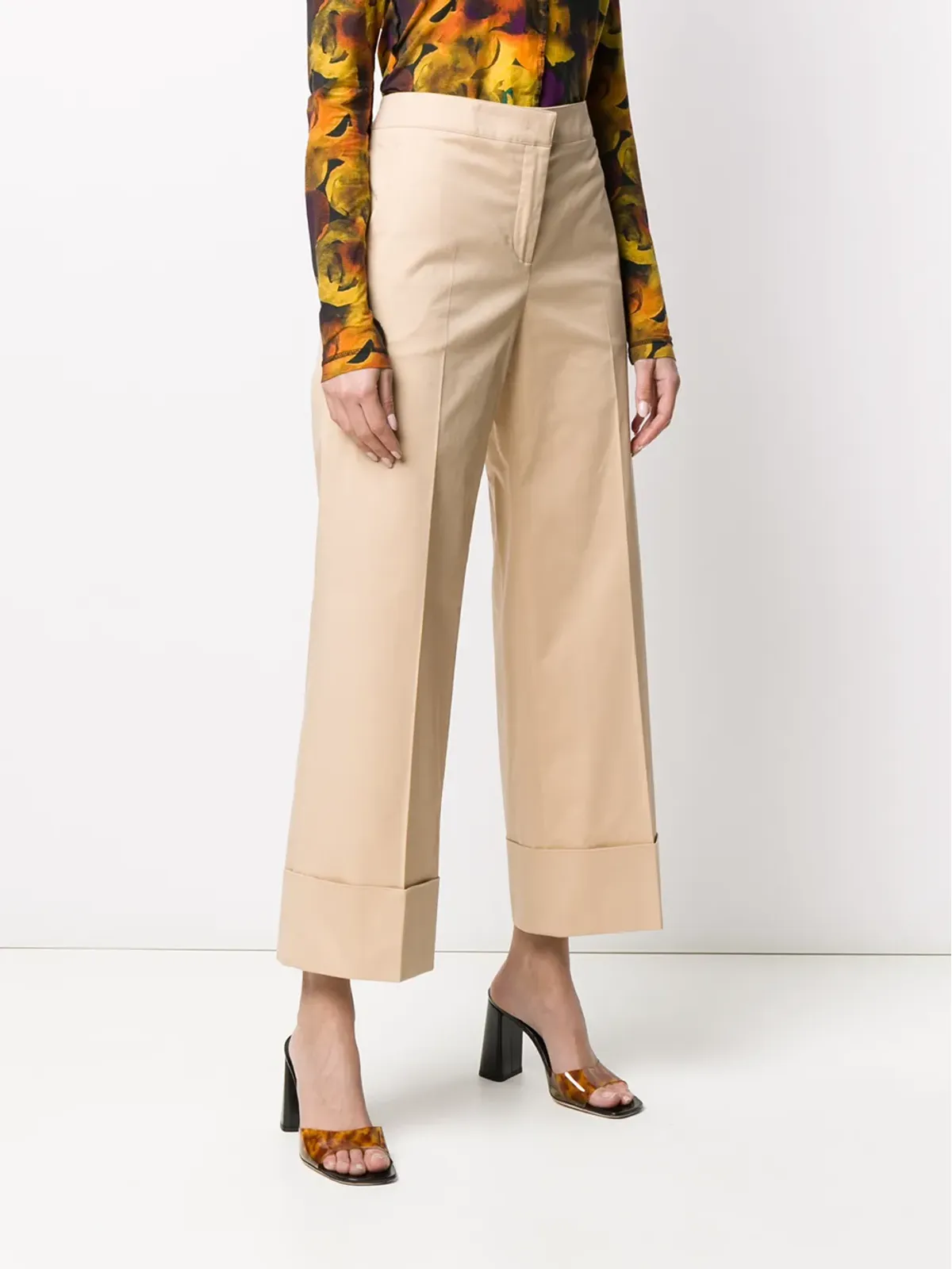 Boutique Moschino wide-leg trousers - Neutrals - 画像3