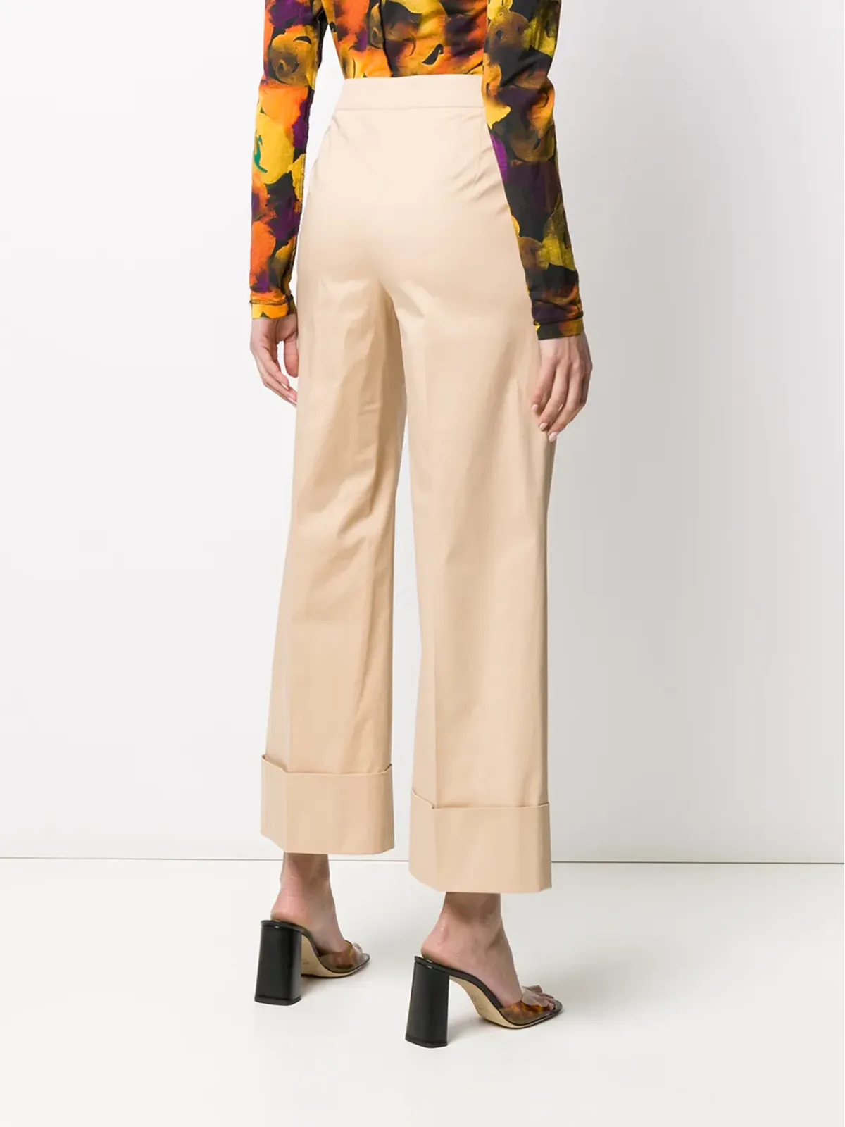Boutique Moschino wide-leg trousers - Neutrals - 画像4