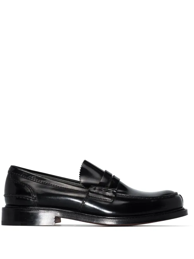 Church's Church's Willenhall leather loafers - Blackの商品画像