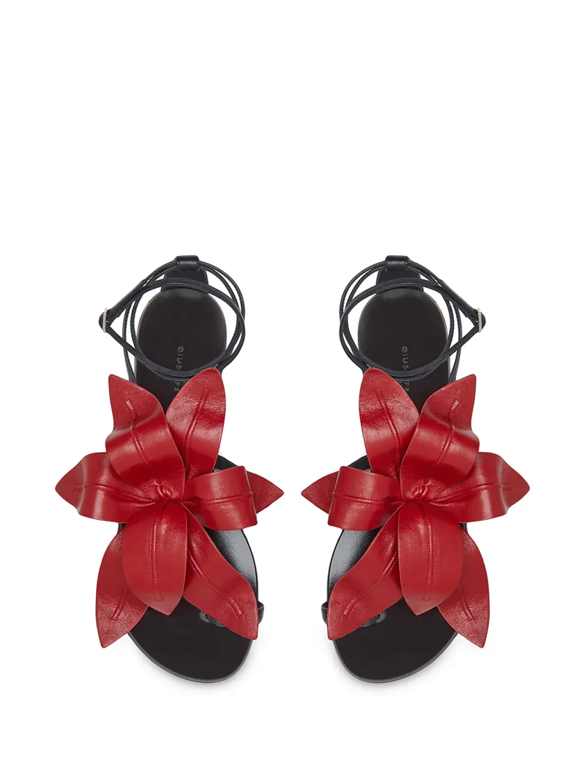 Giuseppe Zanotti 花モチーフアップリケサンダル - 画像4