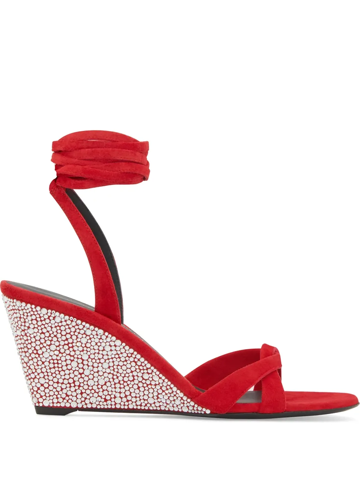 Giuseppe Zanotti マノラ・ストラス ウェッジサンダル - 画像1