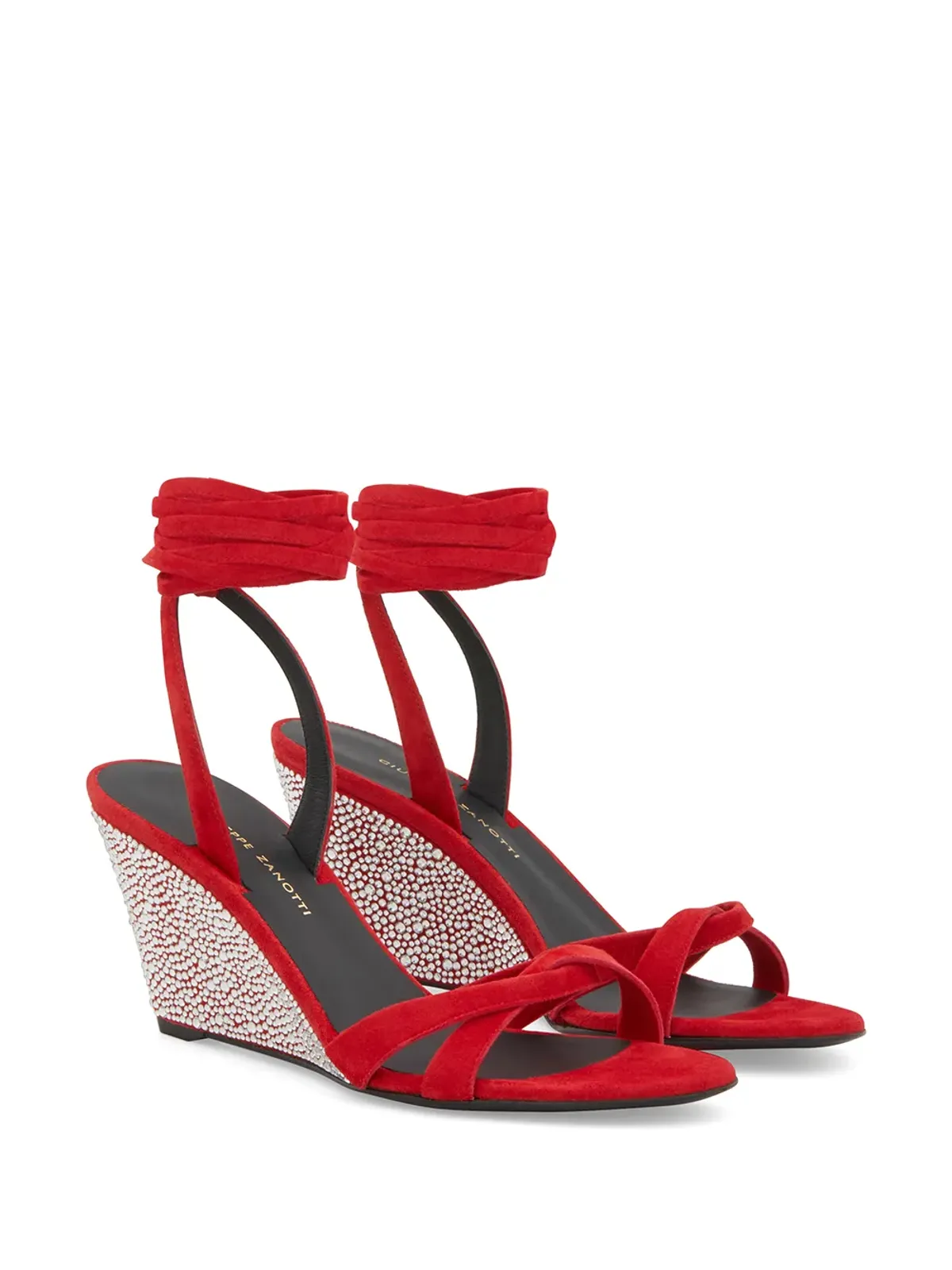 Giuseppe Zanotti マノラ・ストラス ウェッジサンダル - 画像2