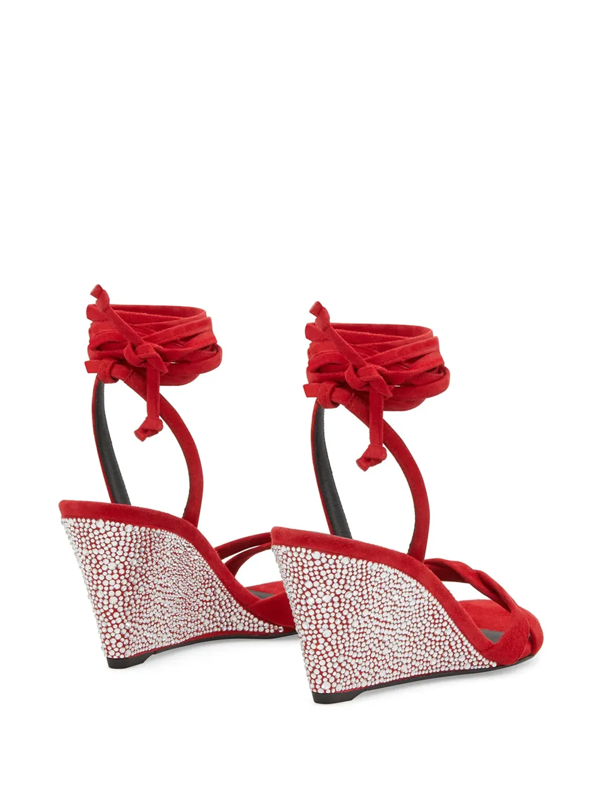 Giuseppe Zanotti マノラ・ストラス ウェッジサンダル - 画像3
