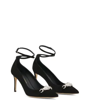 Giuseppe Zanotti クリスタル装飾付きスエードパンプス - サムネイル2