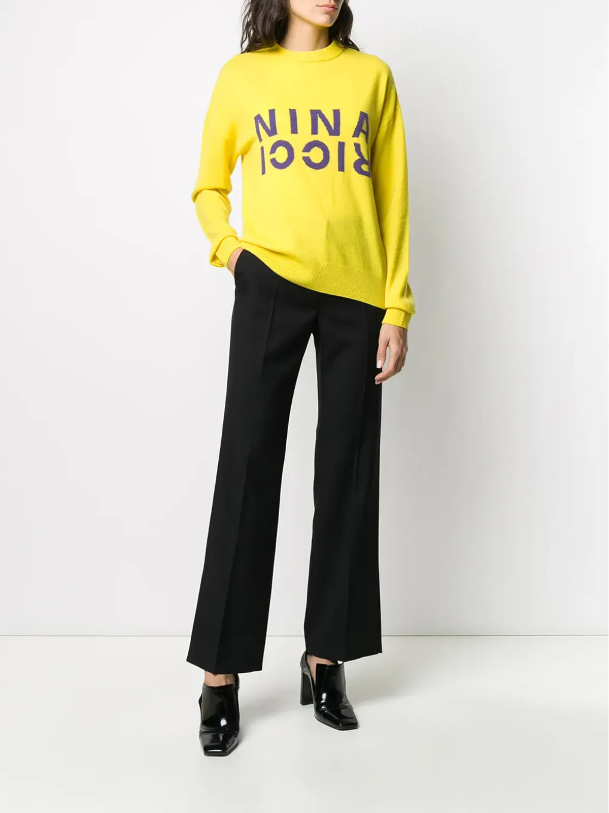 Nina Ricci ステッチロゴ ジャンパー - イエロー - 画像2