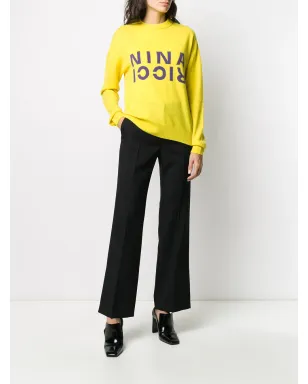 Nina Ricci ステッチロゴ ジャンパー - イエロー - サムネイル2