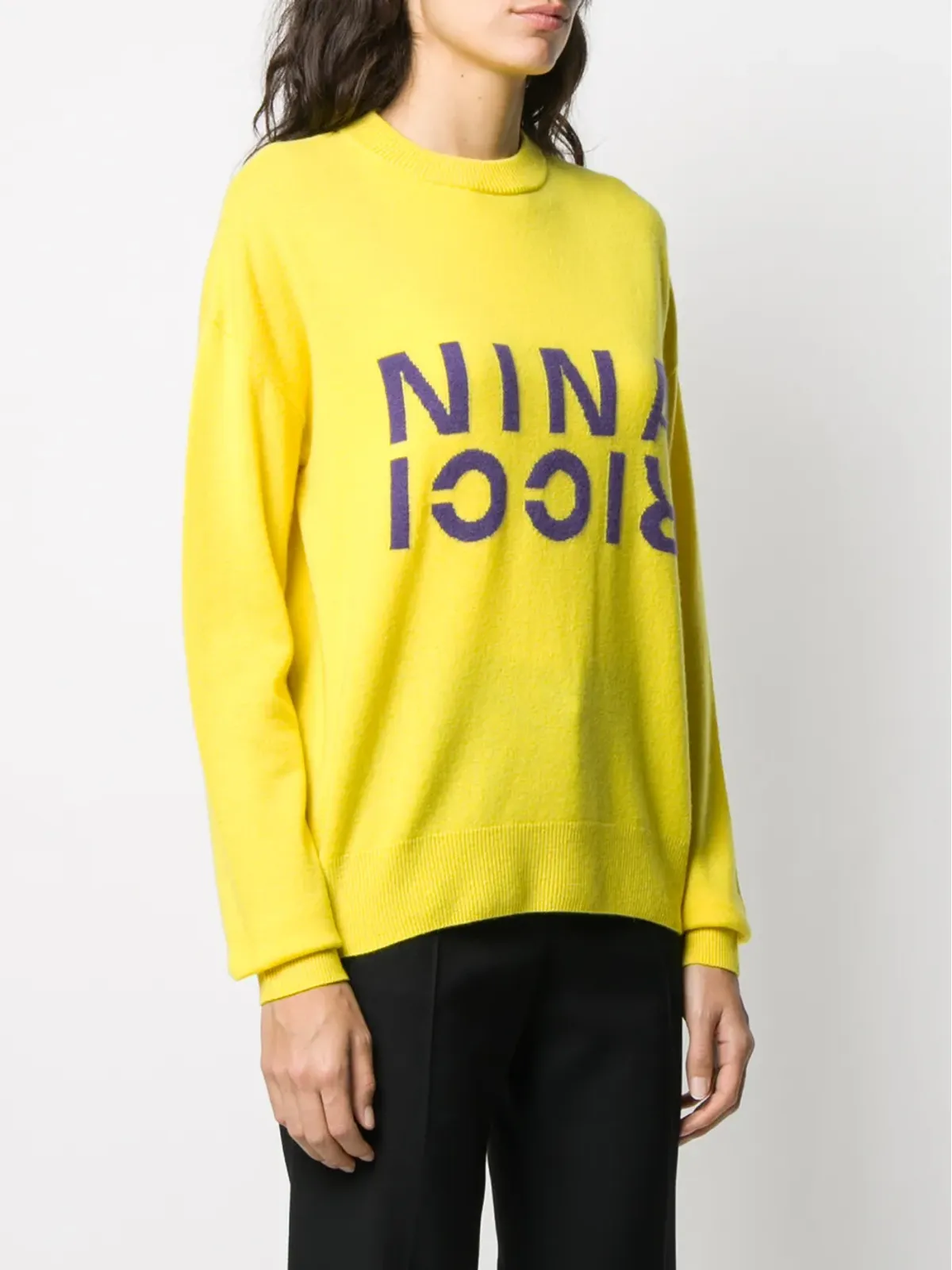 Nina Ricci ステッチロゴ ジャンパー - イエロー - 画像3
