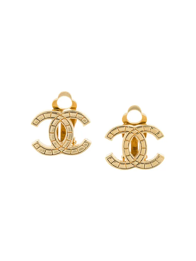 CHANEL Pre-Owned CHANEL Pre-Owned 2003 クリップオンイヤリング - ゴールドの商品画像