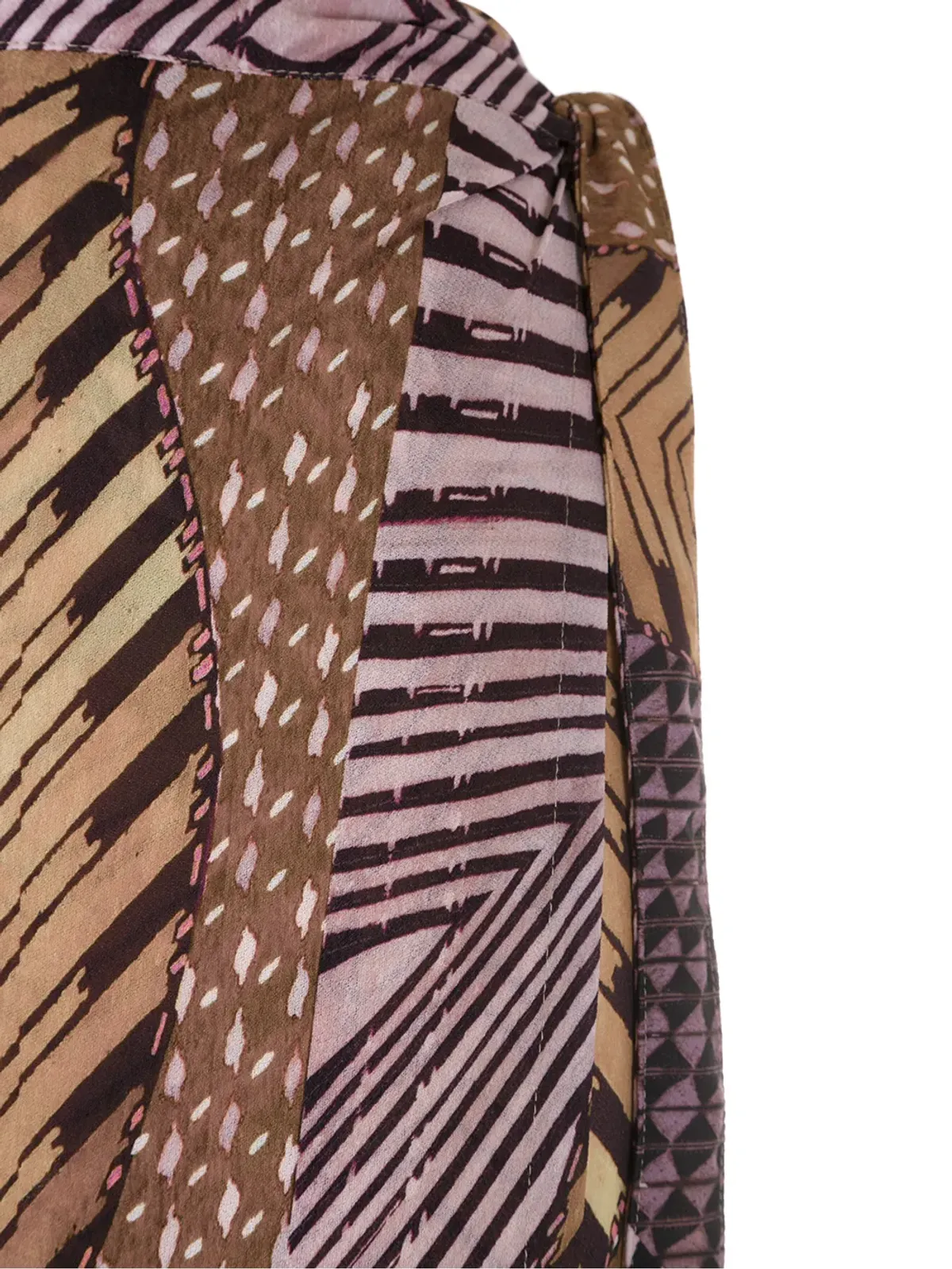 Amir Slama Caminhos wrap skirt - Brown - 画像5