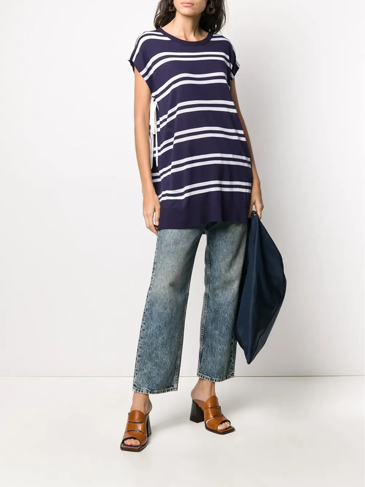 MM6 Maison Margiela ストライプ柄Tシャツ - 画像2