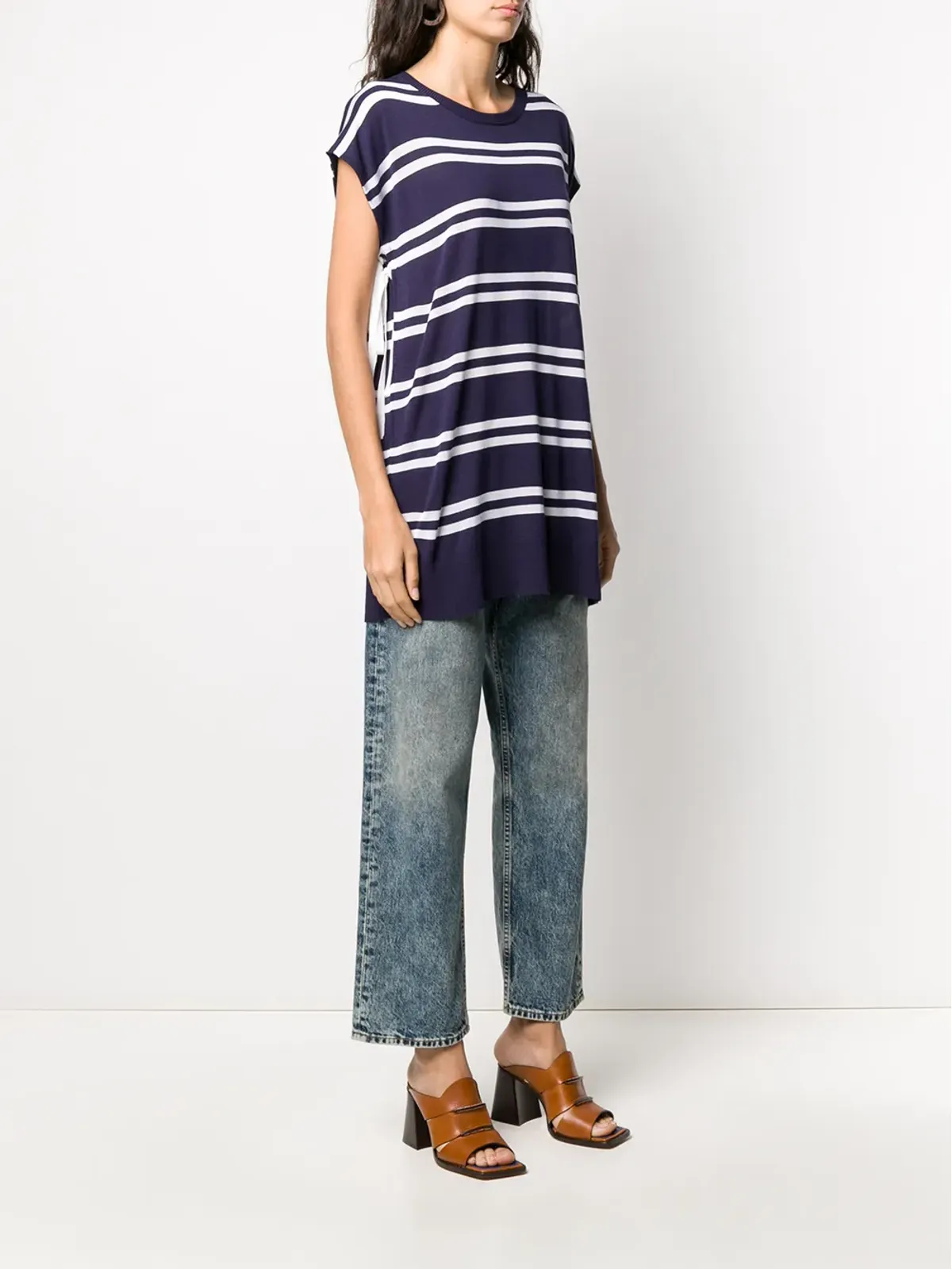 MM6 Maison Margiela ストライプ柄Tシャツ - 画像3