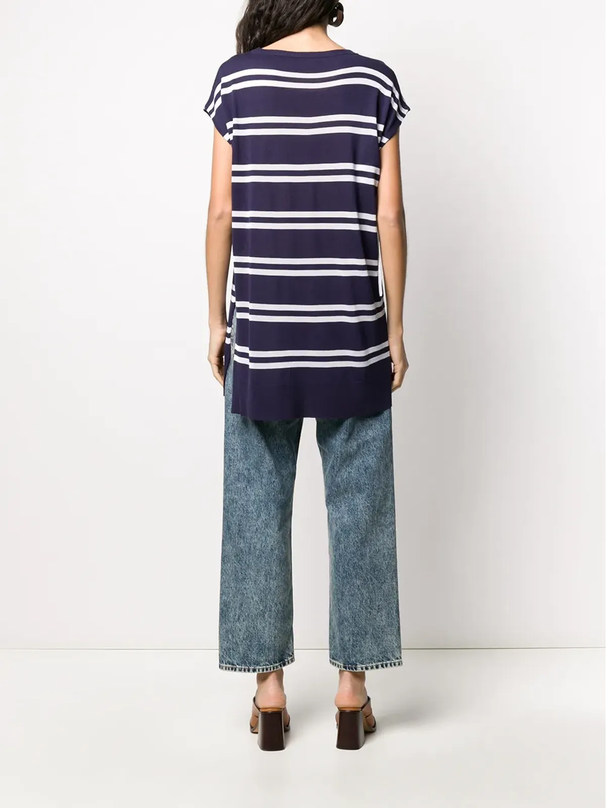 MM6 Maison Margiela ストライプ柄Tシャツ - 画像4