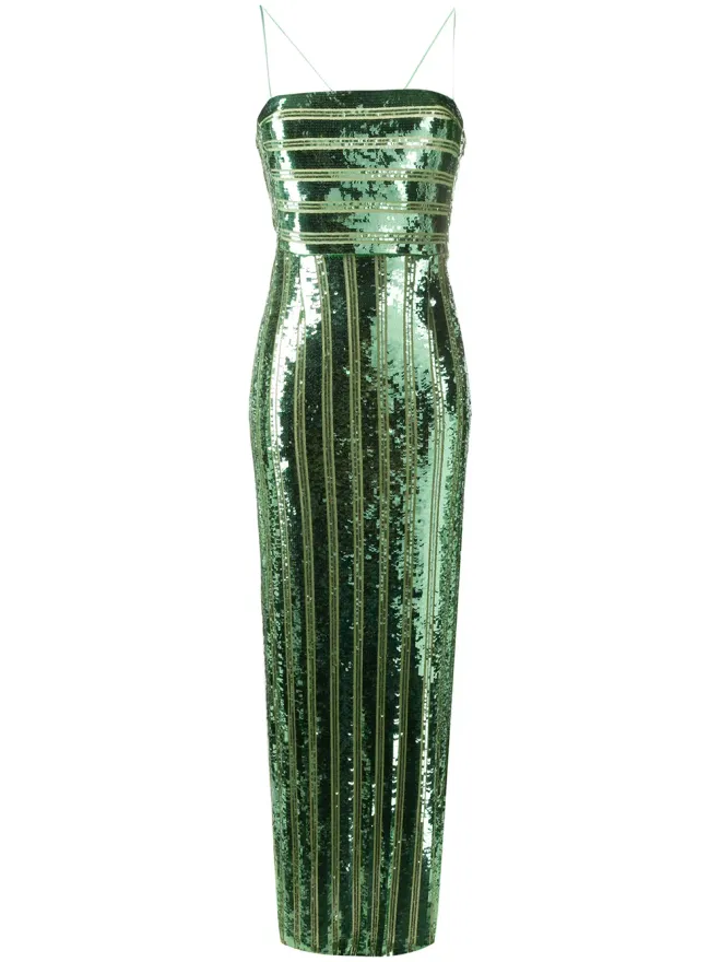 Galvan London Galvan London スターゲイズ バンドゥドレス（グリーン）の商品画像