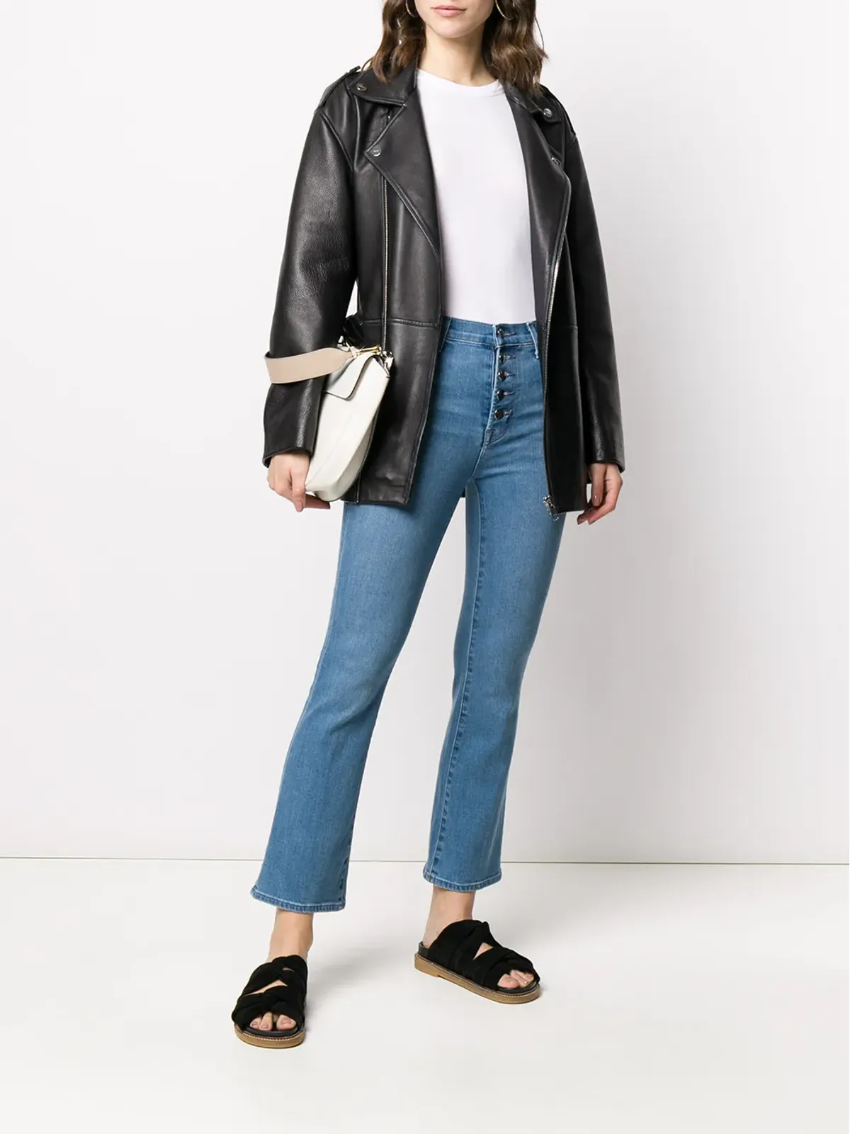 J Brand クロップドベルレッグジーンズ - 画像2