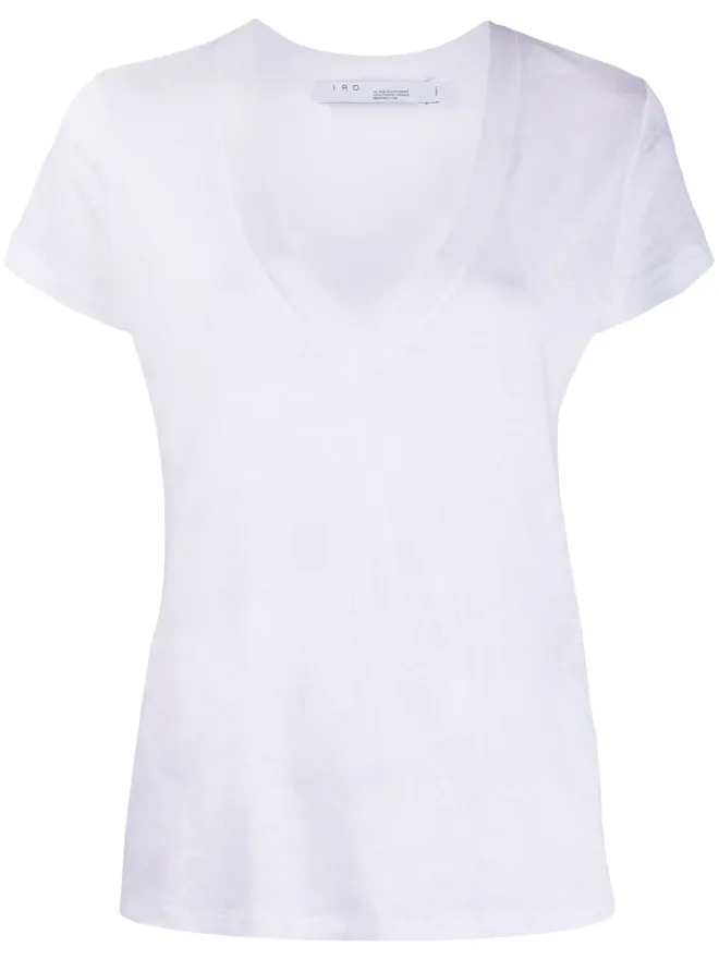IRO IRO バーンアウト Tシャツ - Whiteの商品画像