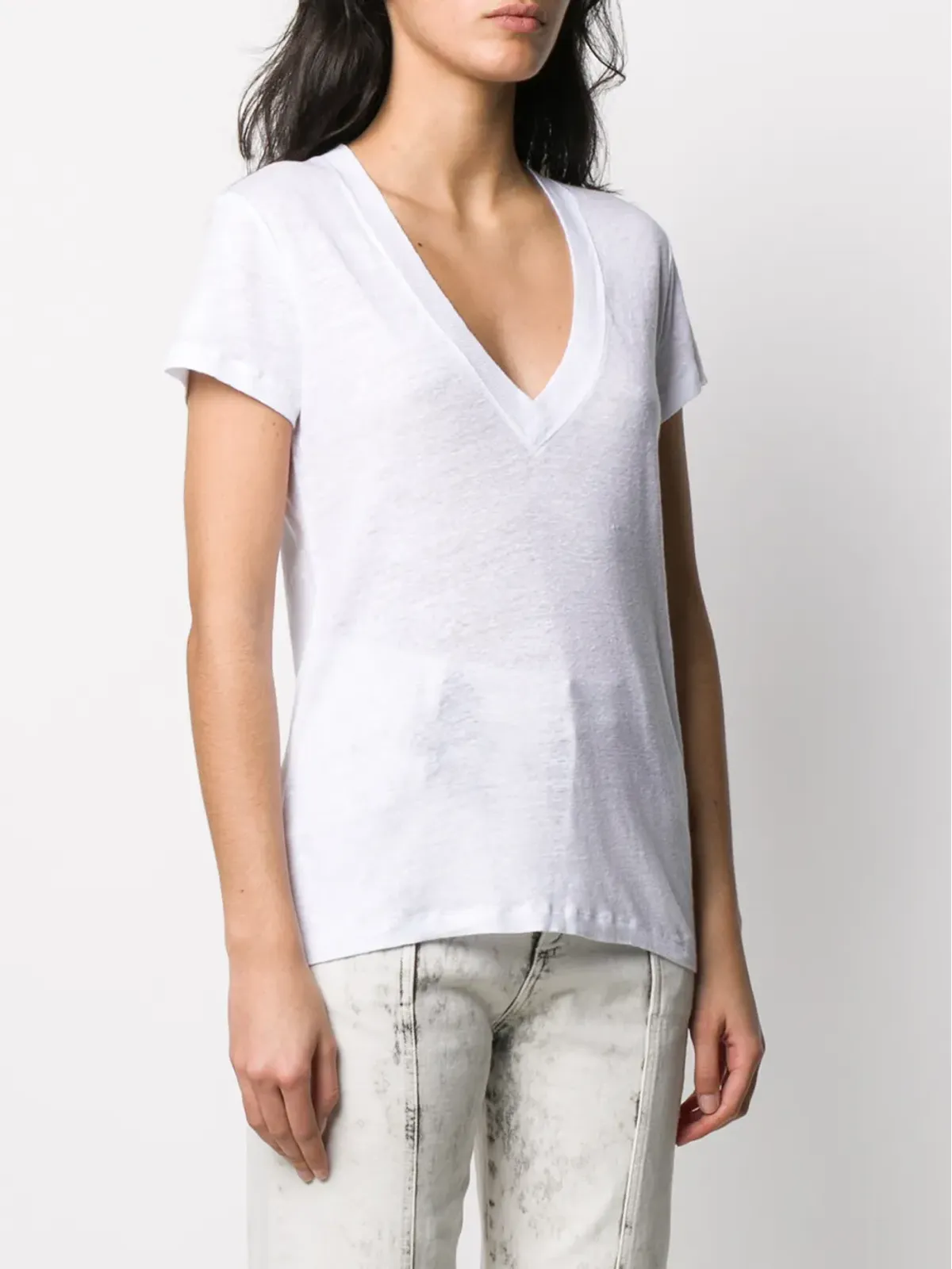 IRO バーンアウト Tシャツ - White - 画像3