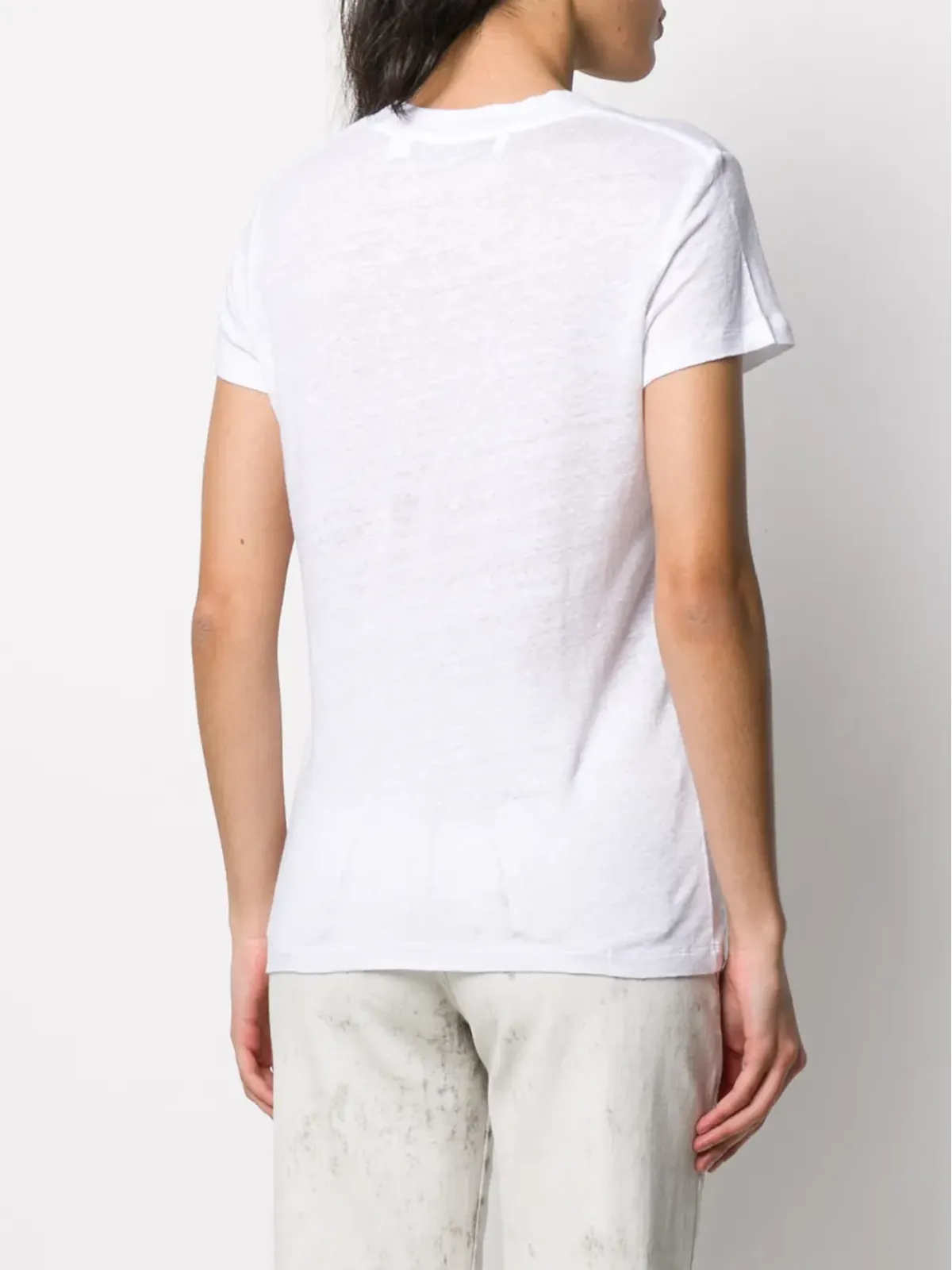 IRO バーンアウト Tシャツ - White - 画像4